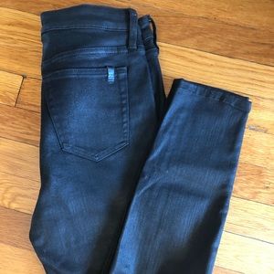 Joe’s Black Coated Jeans